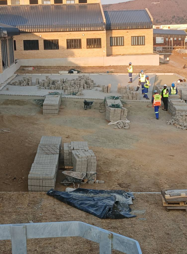 Paving site overview