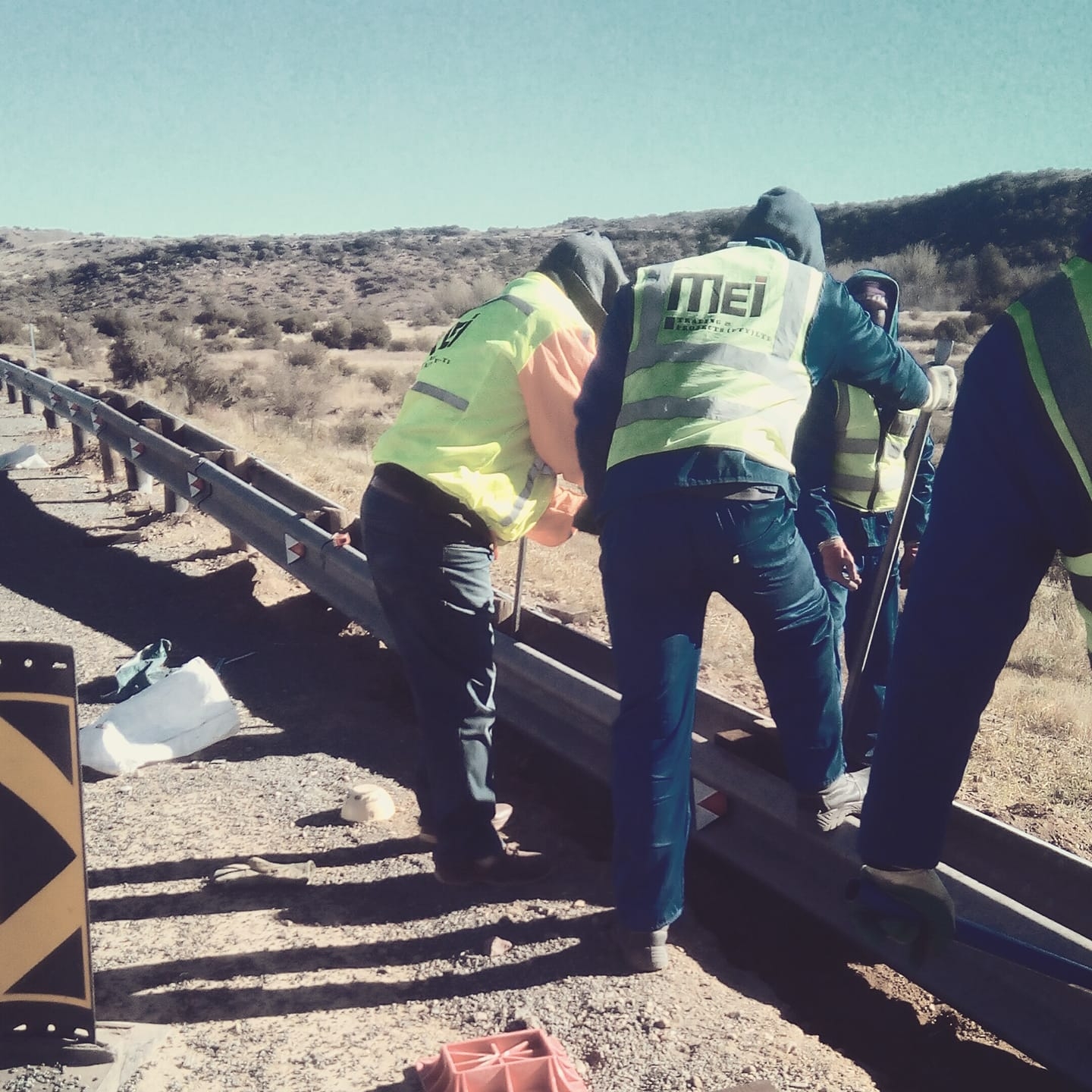 Guardrail installation